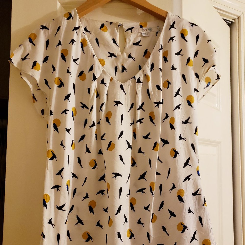 Boden Ravello Silk Blend Top